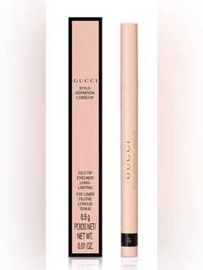 Authentic Gucci Felt-Tip Eyeliner Long-Lasting Waterproof EVE BLACK 01 Shade